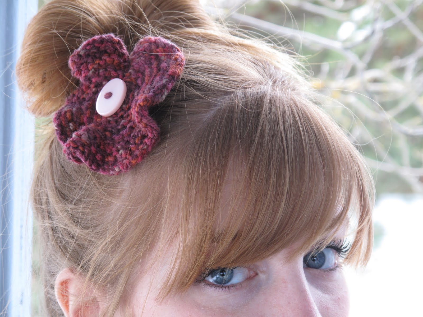 Knit Cookies Knits Knit flower tutorial