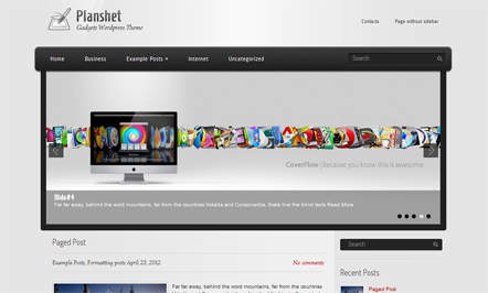 Planshet Wordpress Theme