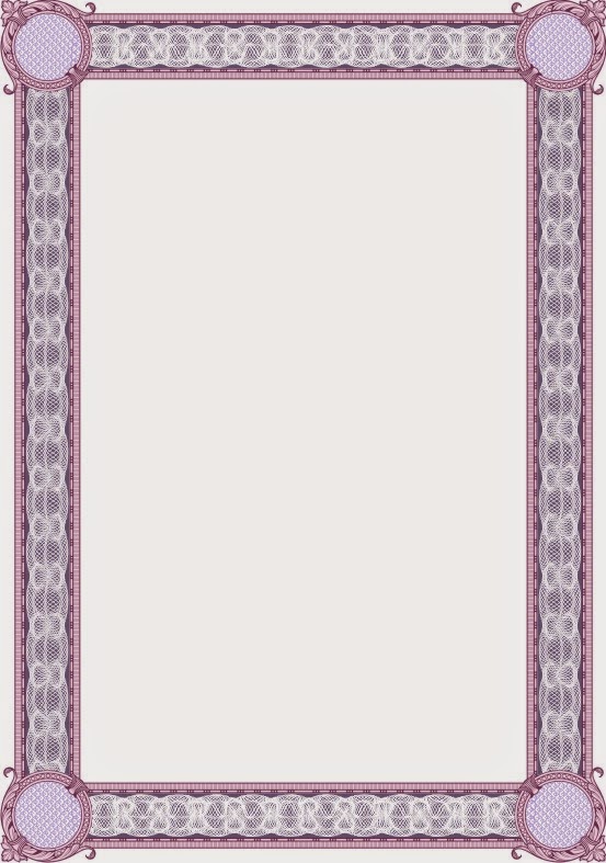 DAMEN ART Bingkai Piagam Vector