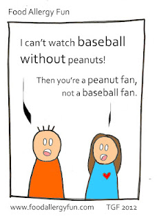 peanut allergy cartoon