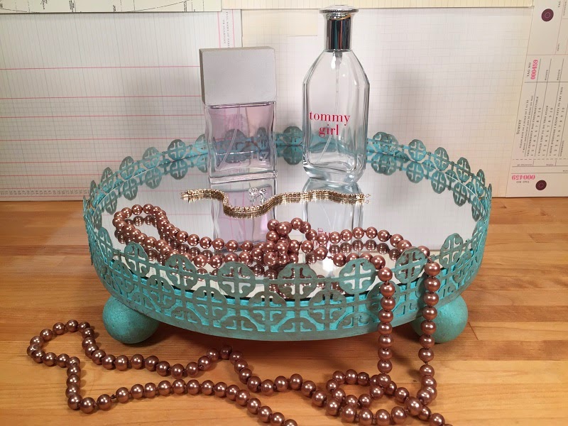 Vintage Inspired Mirrored Dressing Table Tray from Beth Watson Design