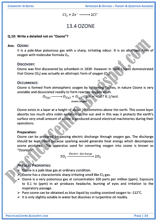 nitrogen-and-oxygen-theory-and-question-answers-chemistry-ix