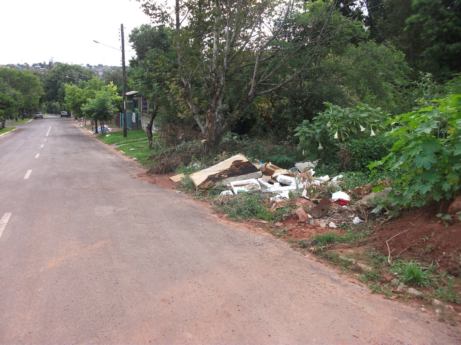 LIXO ACUMULADO NO RIO BRANCO