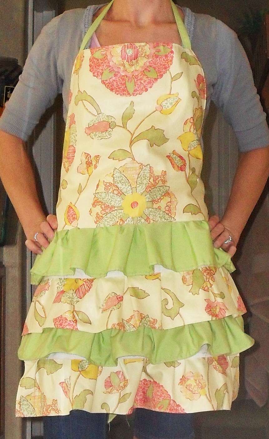 Brittney's Budget Crafts Ruffled Apron