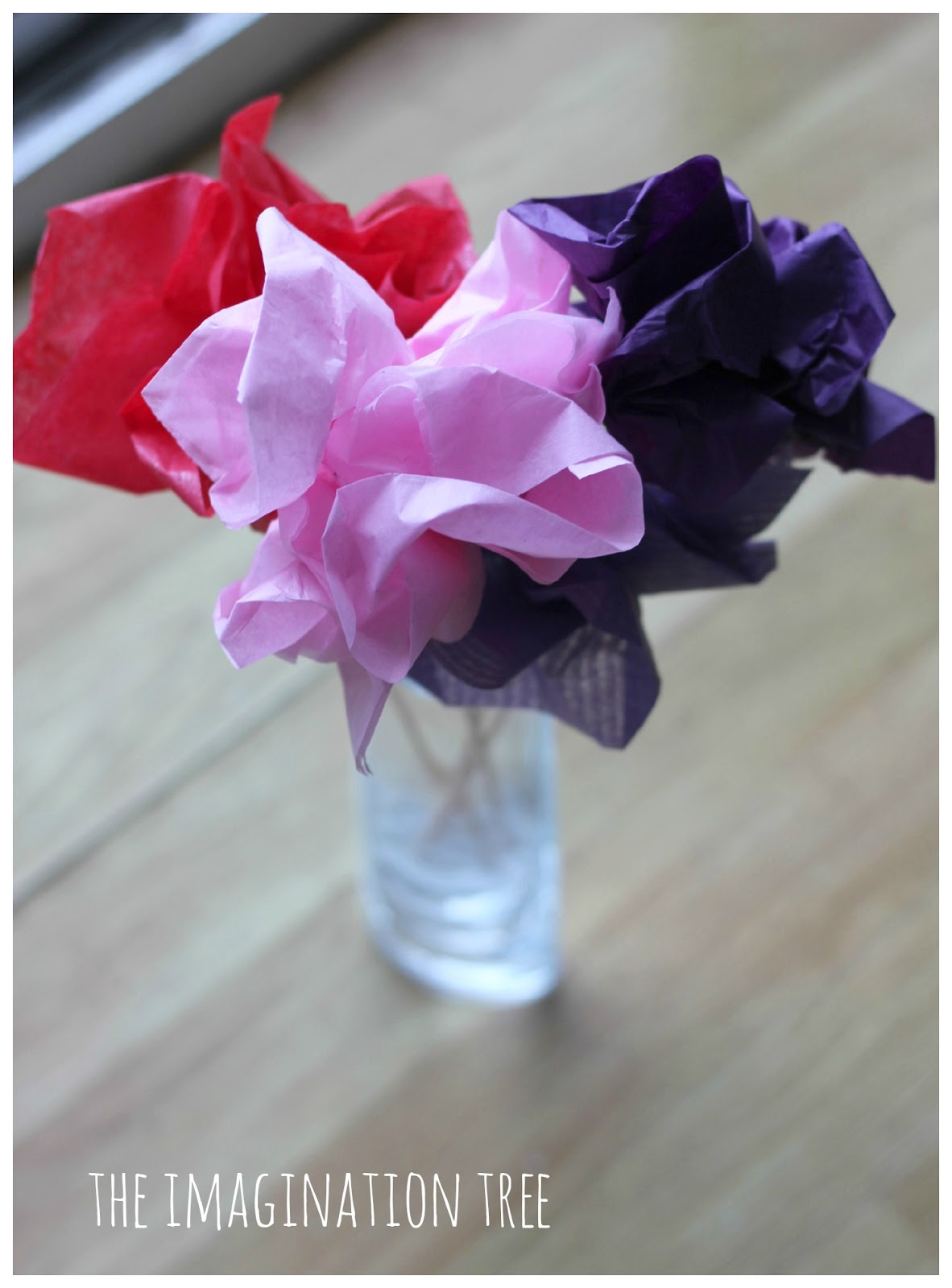 Tissue Paper Flowers - The Imagination Tree