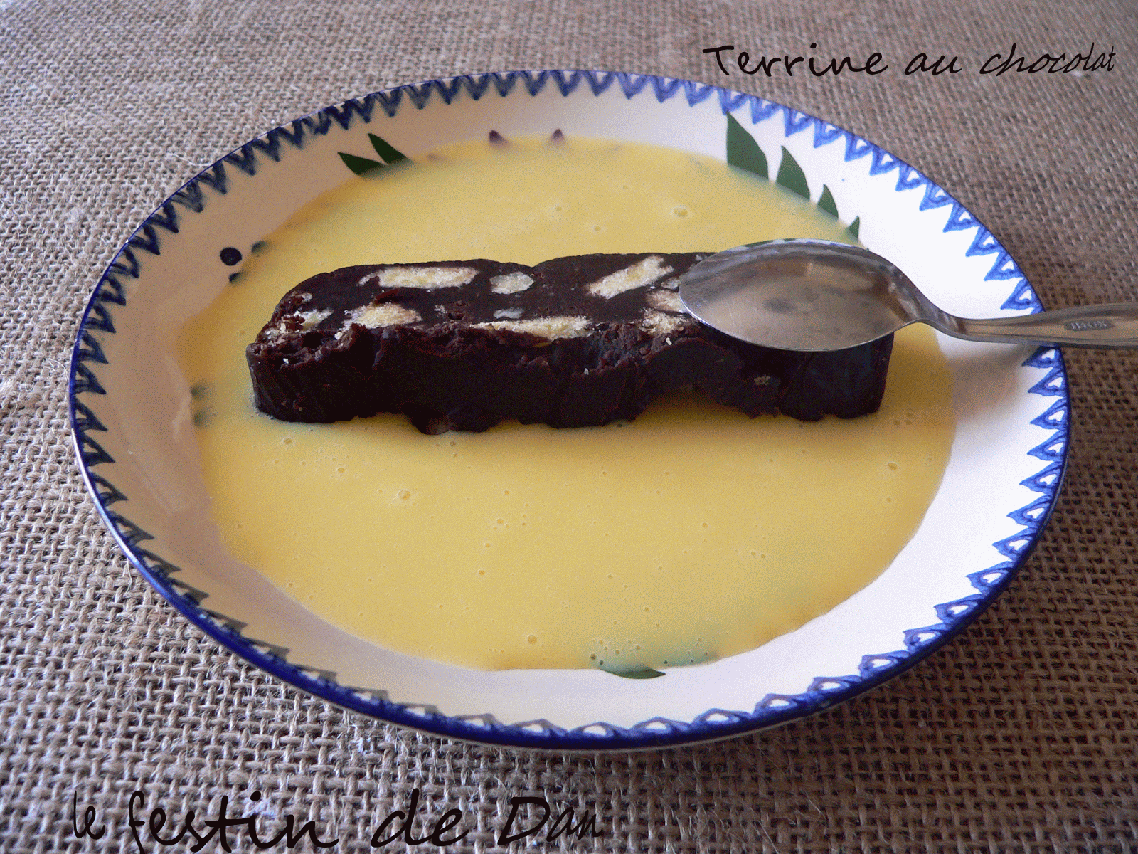 Le Festin de Dan TERRINE AU CHOCOLAT sans cuisson