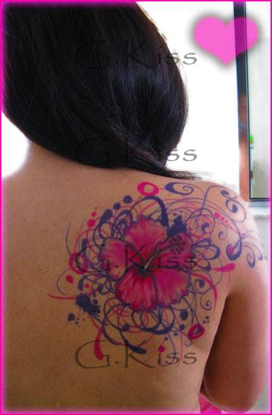 Beautiful Hibiscus Tattoo Designs