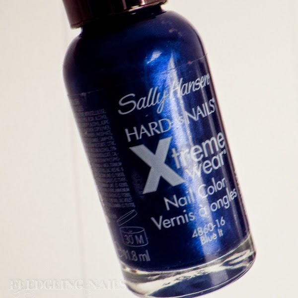 Fledgling Nails: Reviews and Swatches: Sally Hansen Xtreme Wear - Blue It