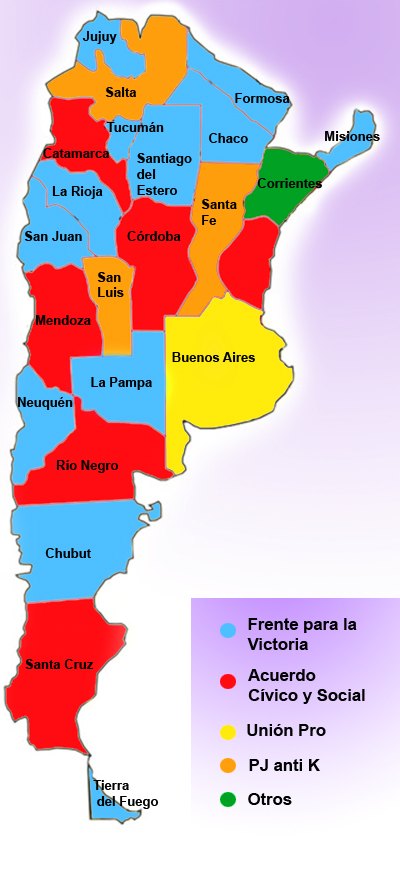 pz c mapa de argentina