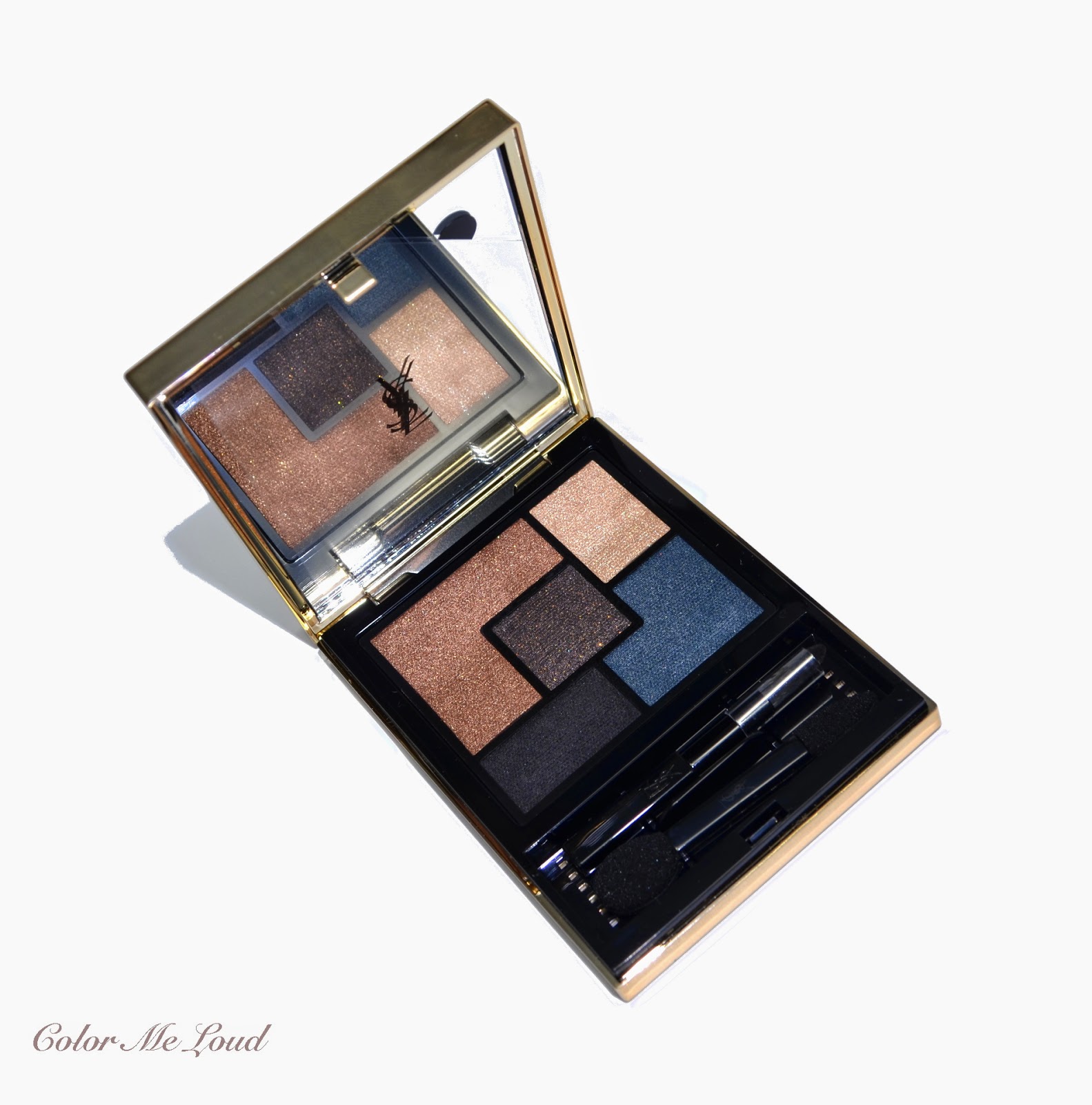 YSL Fétiche Eyeshadow Palette from Fall 2014 Leather Fetish Collection, Review, Swatch & FOTD