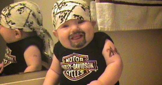 biker baby costume