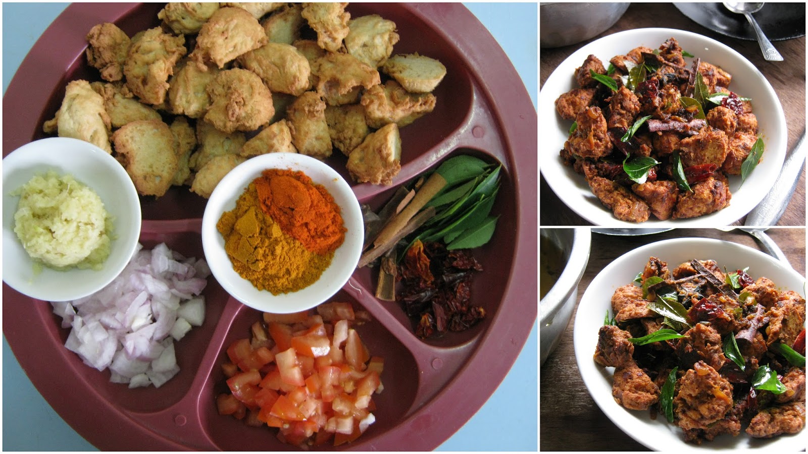 KARI LEAFS Malaysian flavour's VEGETARIAN CHICKEN VARUVAL