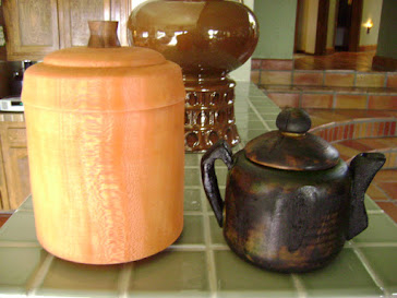 tea pot and canister