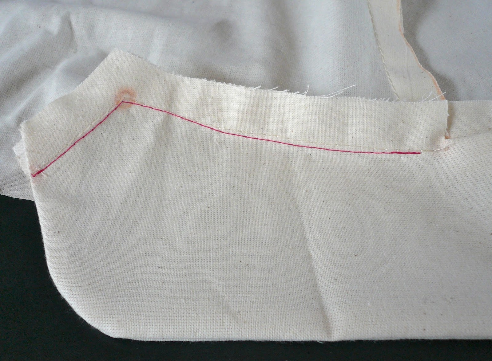 Handmade Jane Tutorial attaching a collar and facings to a shirt dress