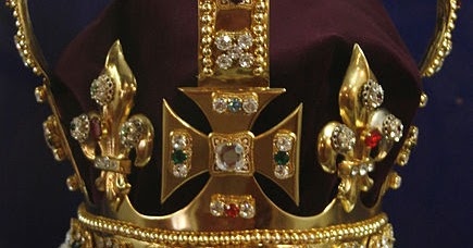 crown french medieval jewels british