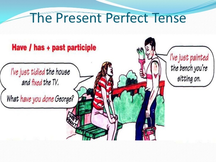 How do you use the present perfect tense in English?