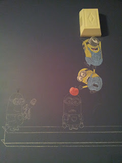 Chalkboard Art Minions
