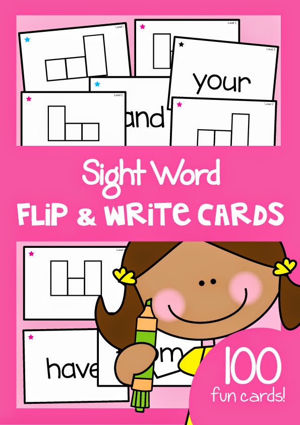 Sight Words Flip and Write From the Pond