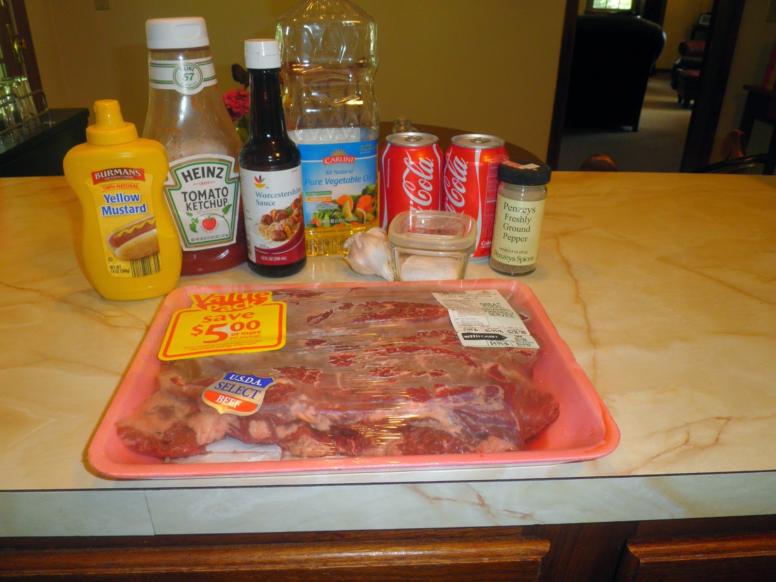 Secrets from the Cookie Princess CocaCola Marinated Beef Tips