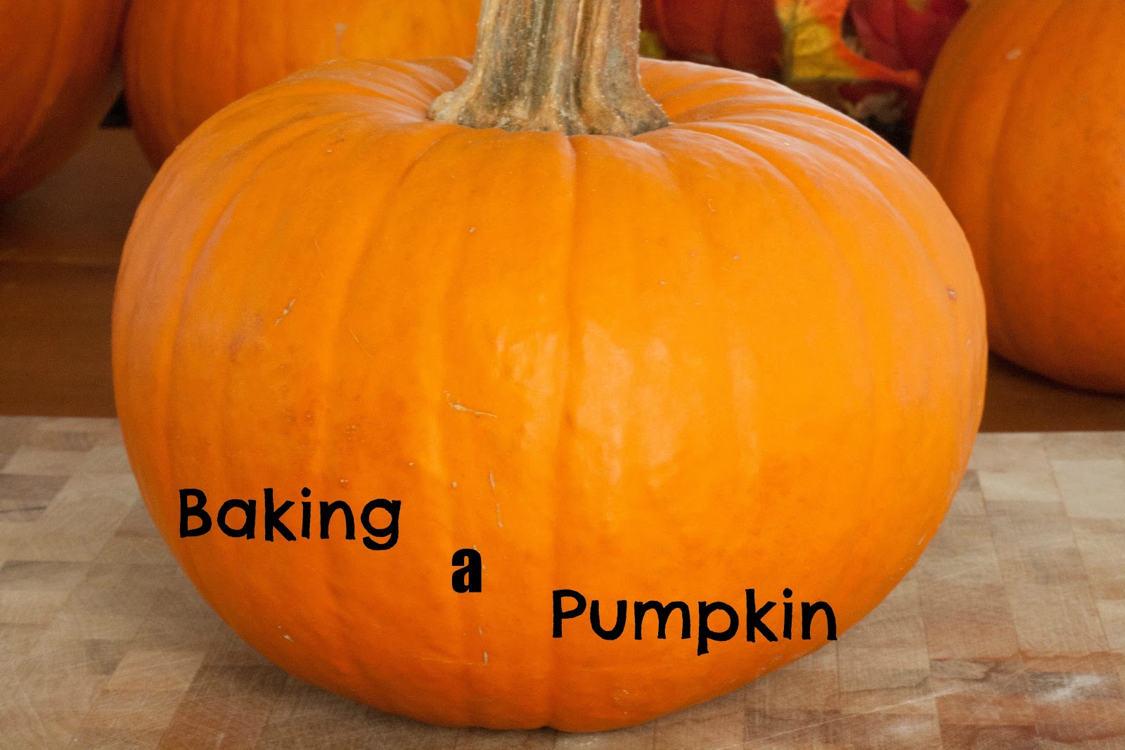 Baking in Sunshine Baking a Pumpkin