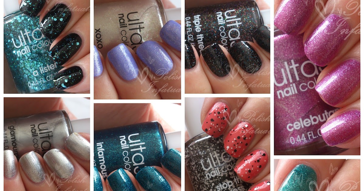 Swatches & review Ulta3 Glitterati collection Polish Infatuated