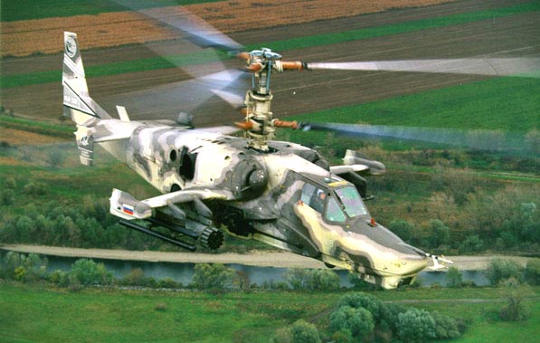 Ka-50 is Russian Attack Helicopter