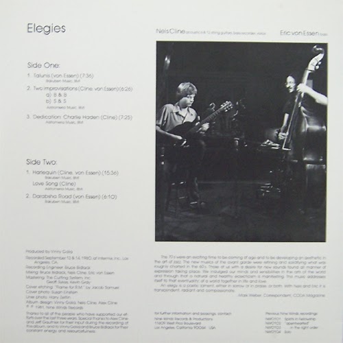 Nels Cline Eric von Essen Elegies Nels Cline Eric von Essen Elegies