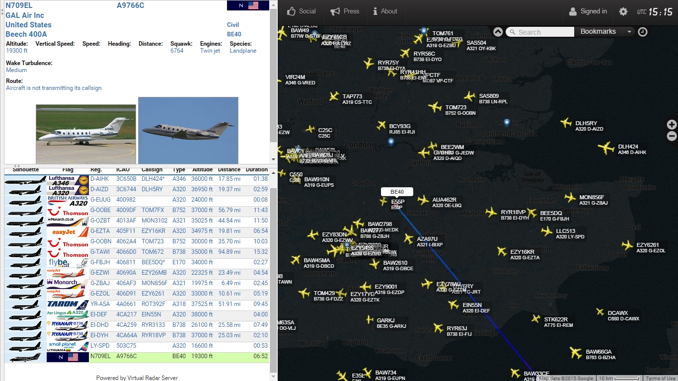 Blocked Aircraft On FR24 Aviation Latest