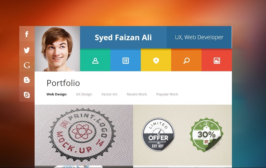 online business cards template