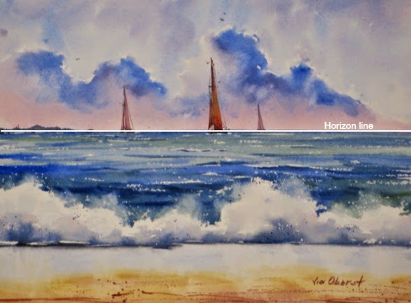 Watercolors By Jim Oberst Blog Artist Tip 30 The Horizon