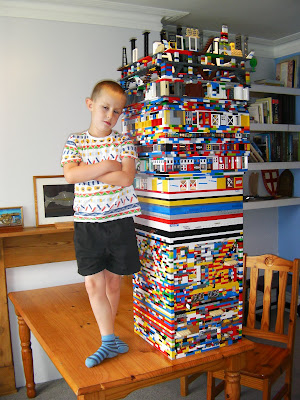 lego tower building