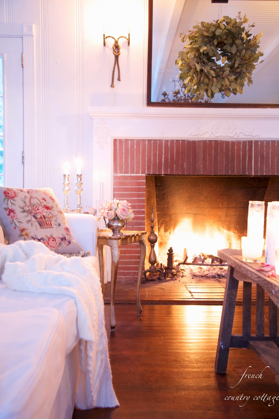 Eucalyptus wreath diy FRENCH COUNTRY COTTAGE