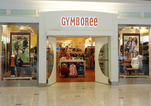 Algumas lojas que trabalhamos dos EUA -  Gymboree