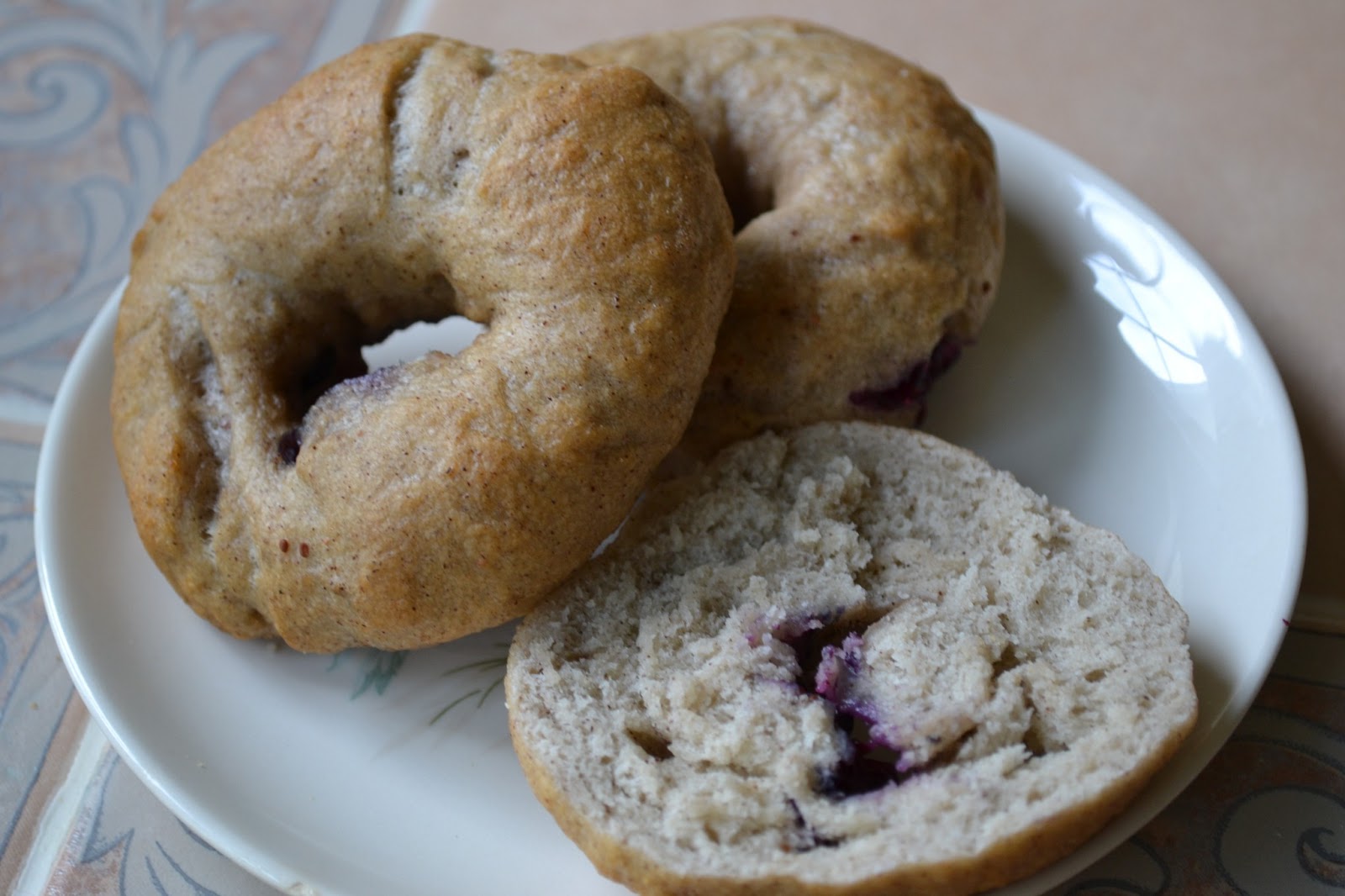 Krumbli Fresh Blueberry Bagels