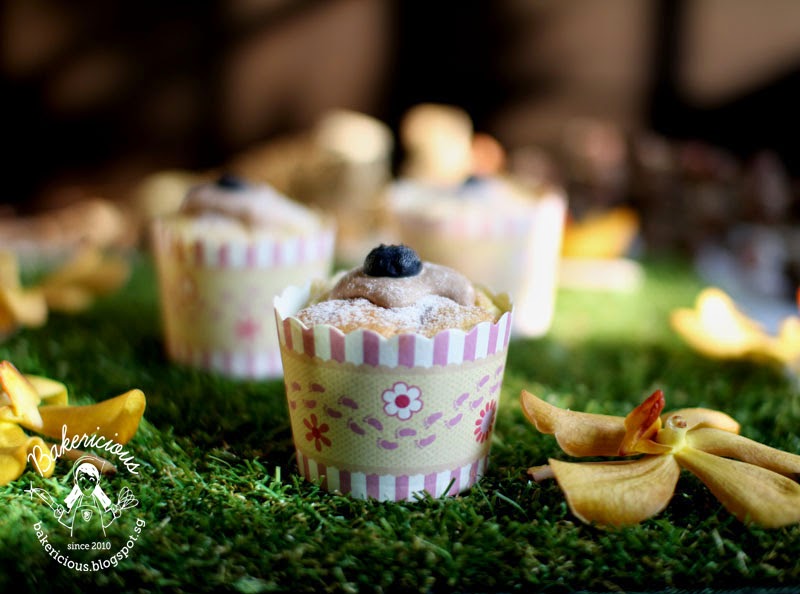 Bakericious Pure Vanilla Rice Flour Chiffon Cake with Chocolate Cream