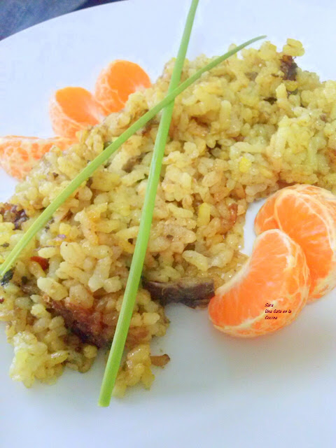 Arroz Con Carne Al Aroma De Naranja