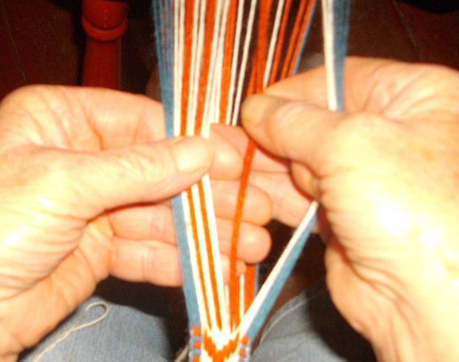 Reggie the Potter... and Tape Loom Weaver How to Weave on a Tape Loom