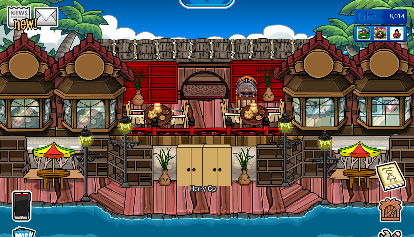 Club Penguin Igloo Ideas Riverside Restaurant igloo