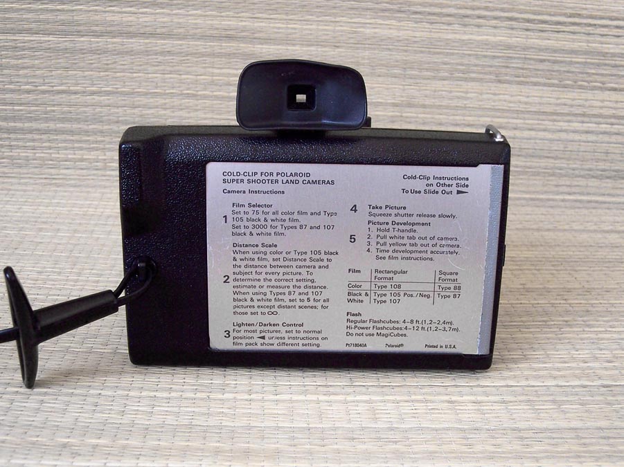 Fotografia Riflessiva Polaroid Super Shooter Plus 1975