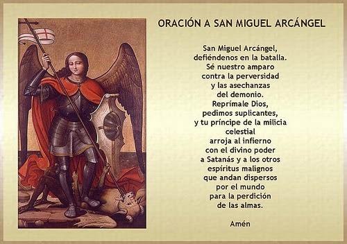 SAN MIGUEL ARCANGEL: Oración a San Miguel Arcángel para proteger