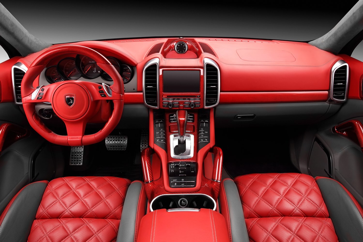 Design Car Rental Porsche Cayenne Vantage 2 Red Dragon By