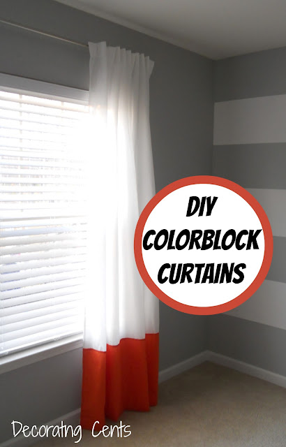 Color-Block Curtains
