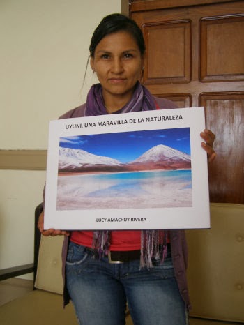 Fotógrafa boliviana difunde el salar de Uyuni en Europa