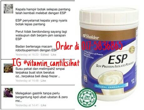 testimonial esp shaklee