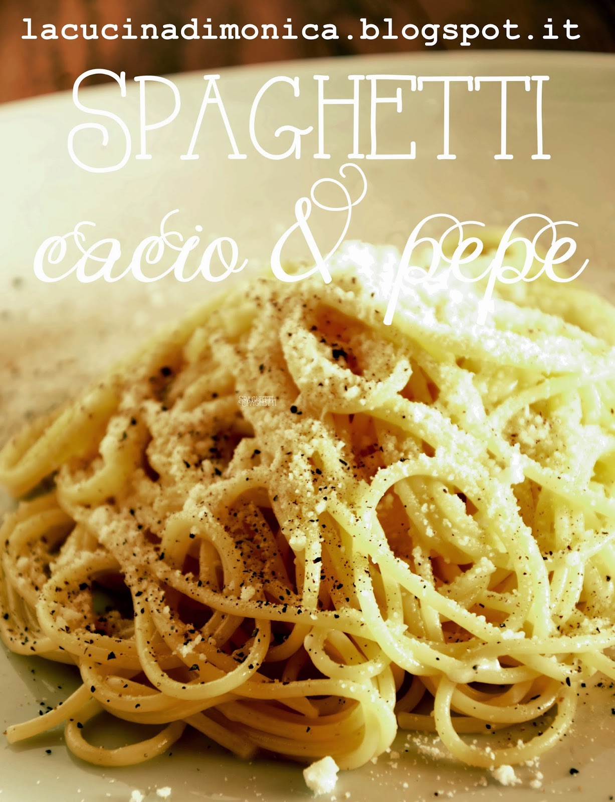 spaghetti cacio & pepe