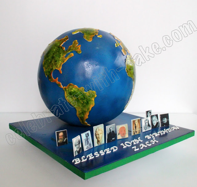 World Globe Cake Topper World Globe Cake Topper