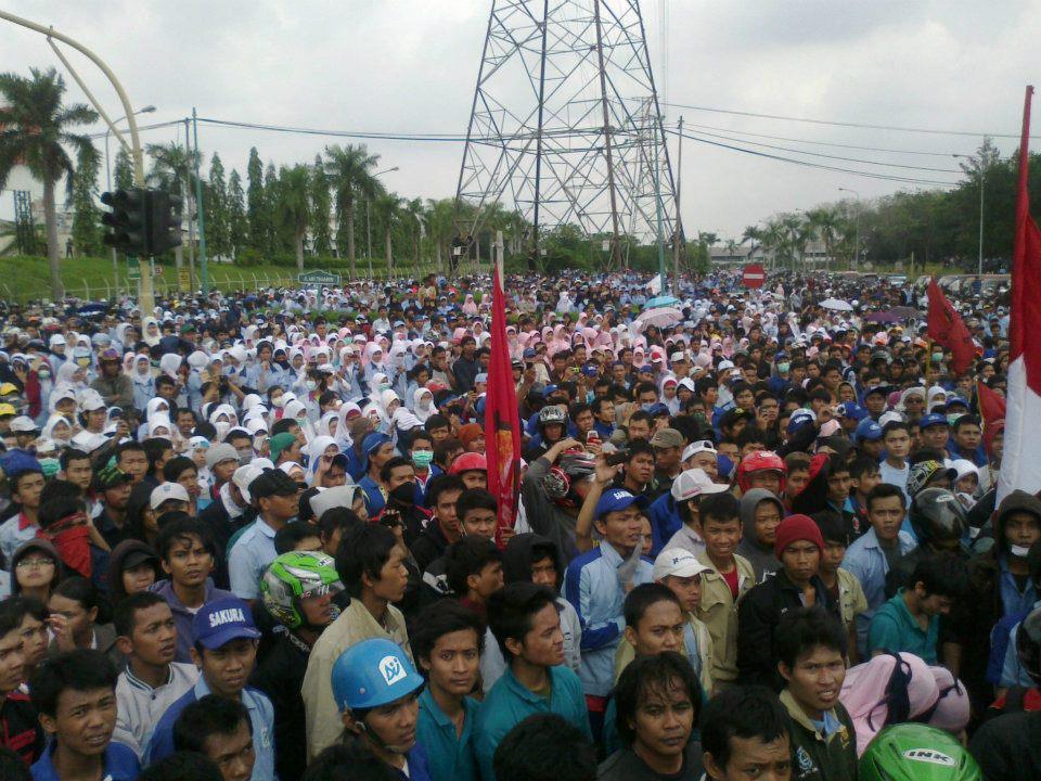 Demo Buruh 10 Oktober 2012