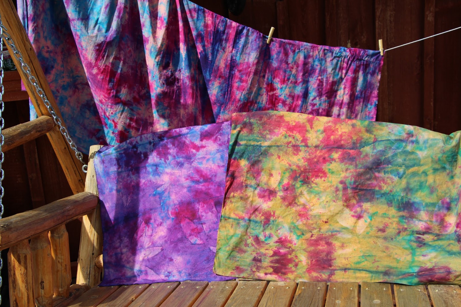 Cold Feet Quilter Painting & Dying