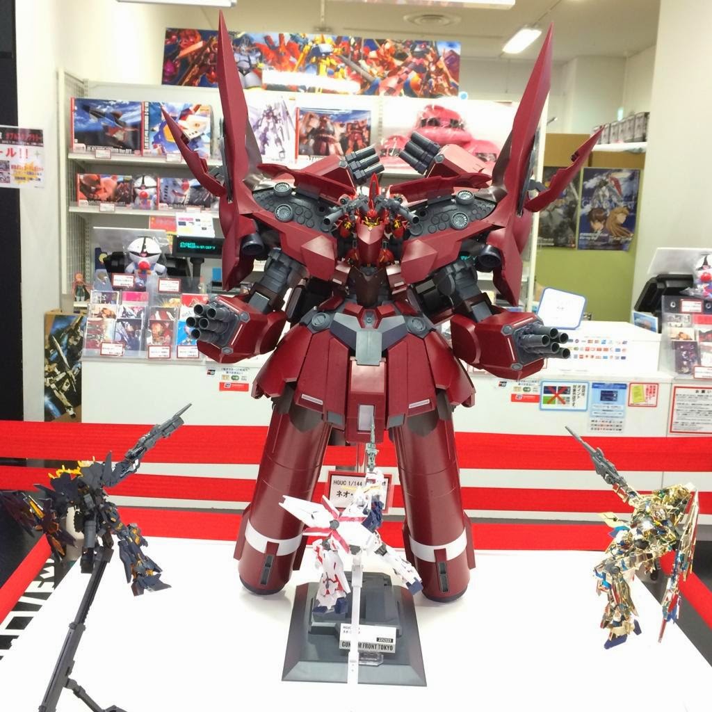 HGUC 1/144 Neo Zeong on Display at Gundam Front Tokyo Gundam Kits