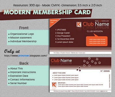 membership card template modern membership card template for free printriver 169 membership card template modern membership card template for free printriver 169